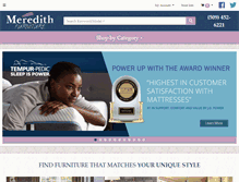 Tablet Screenshot of meredithfurniture.com